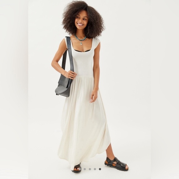 Urban Outfitters Dresses & Skirts - Urban Outfitters Drop Waist Midi Dress Size M
